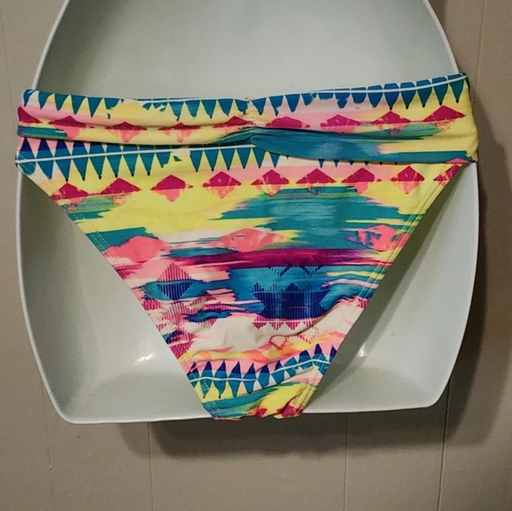 Multicolor Bikini Bottoms Large Gossip A207 - Picture 2 of 4